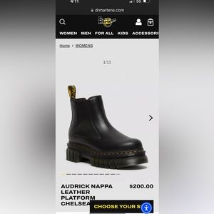 Dr Martens- Audrick Chelsea Nappa Lux